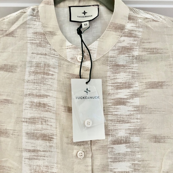 Tuckernuck Cream and Gray Midi Dress - Picture 7 of 7